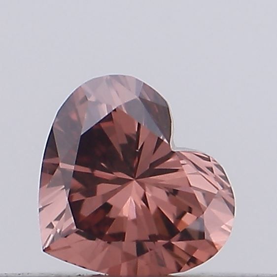 0.15ct Heart BROWN VS1