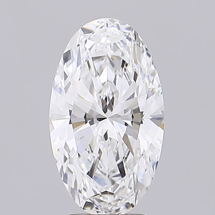 Diamant Ovale 2.34 ct - Couleur D - Pureté VVS2