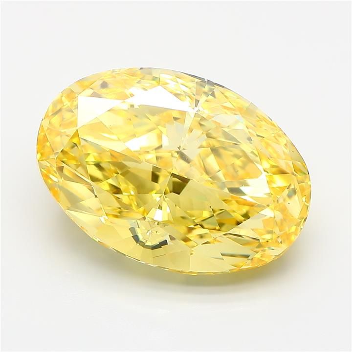 12.34 ct. oval Lab Grown Diamond front image