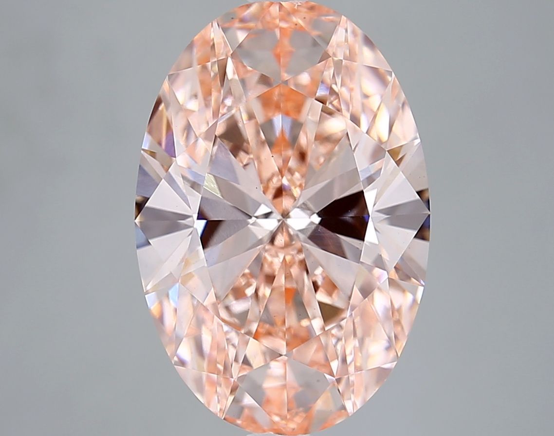 5.54 ct. oval Lab Grown Diamond front image