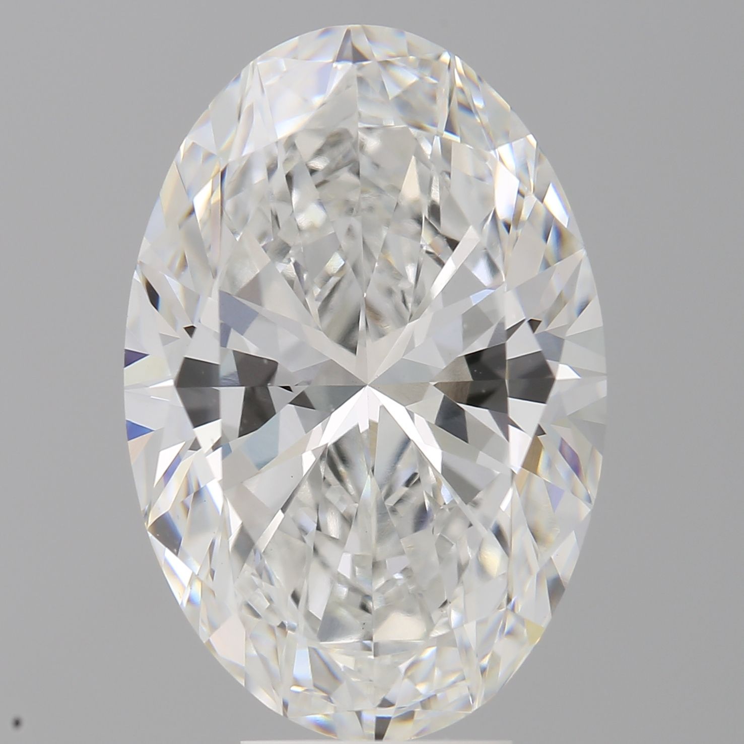 7.02 ct. oval Lab Grown Diamond front image