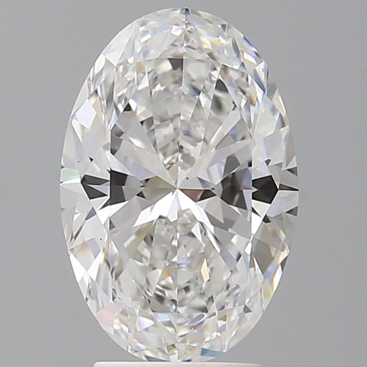 3.60 ct. oval Lab Grown Diamond front image