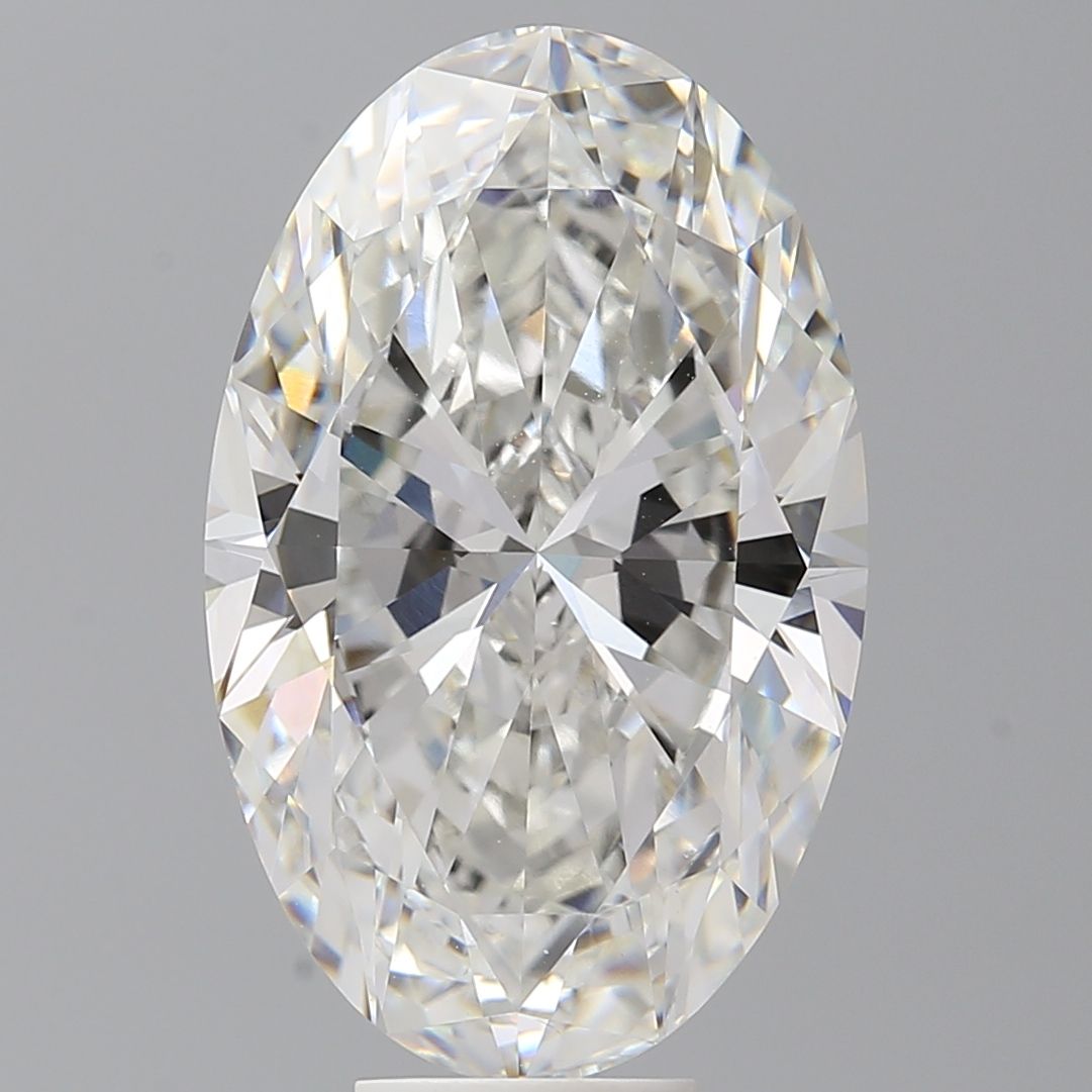 9.60 ct. oval Lab Grown Diamond front image