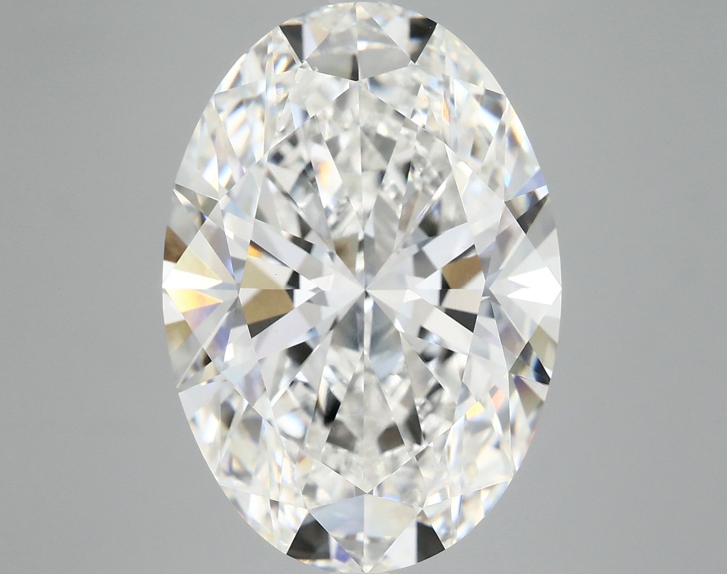 9.57 ct. oval Lab Grown Diamond front image