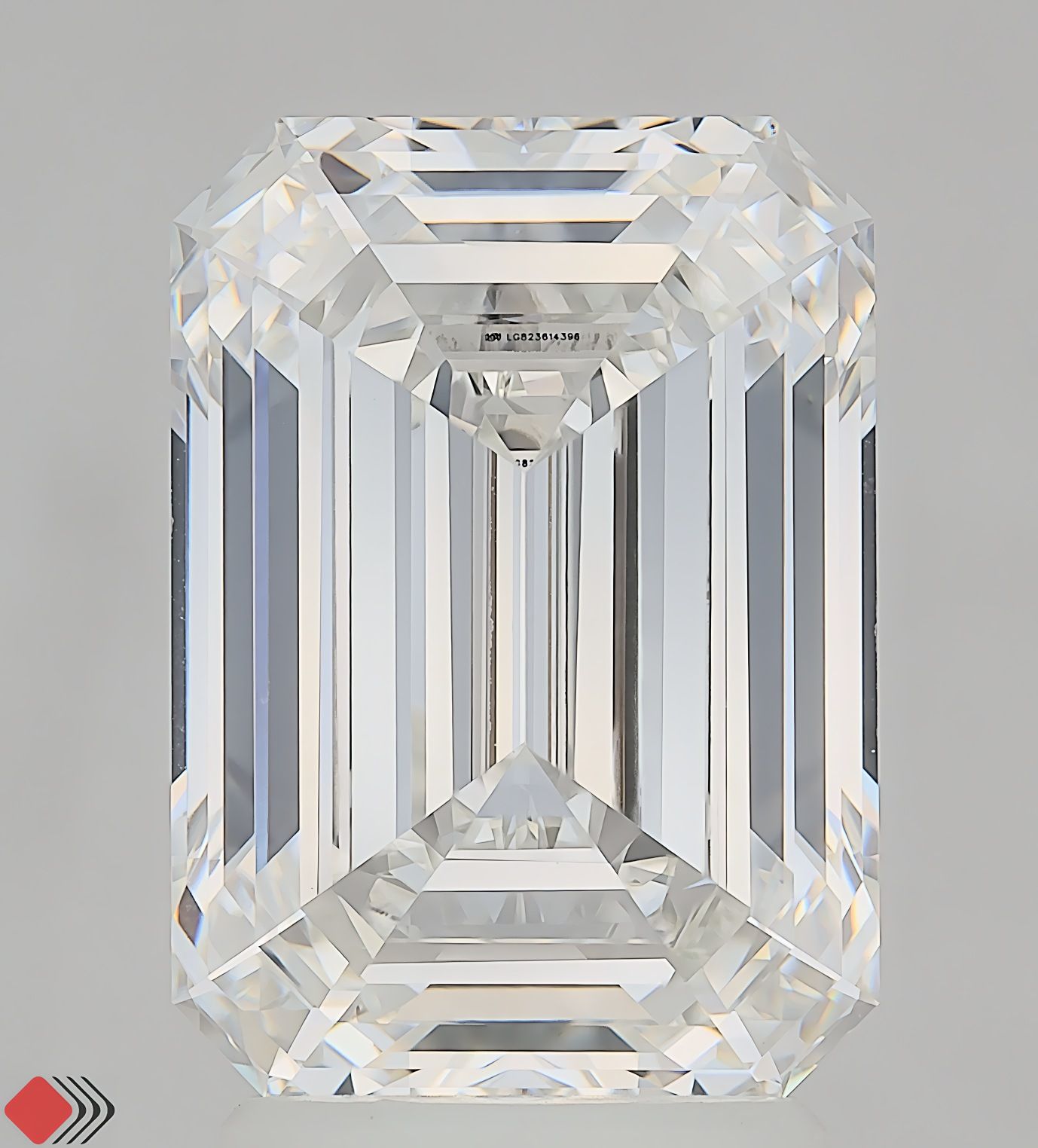 3.54 ct. emerald Lab Grown Diamond front image