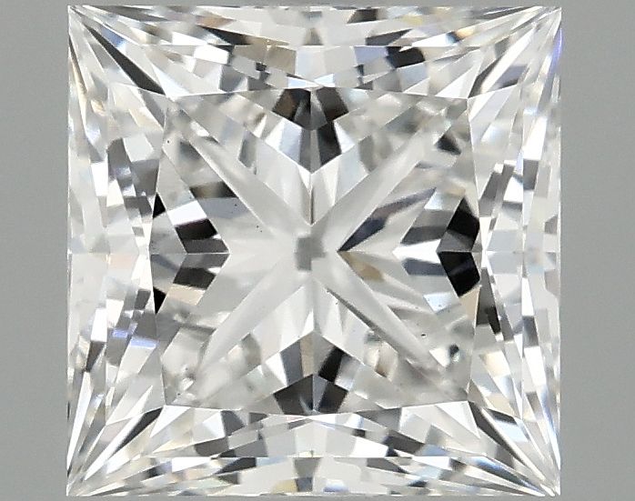 2.10 ct. princess Lab Grown Diamond front image