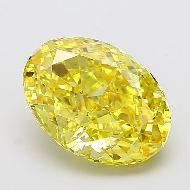 7.04 ct. oval Lab Grown Diamond front image