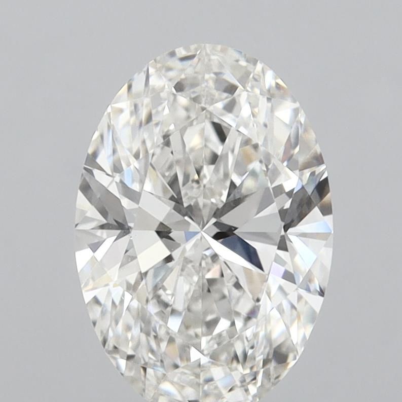 3.01 ct. oval Lab Grown Diamond front image
