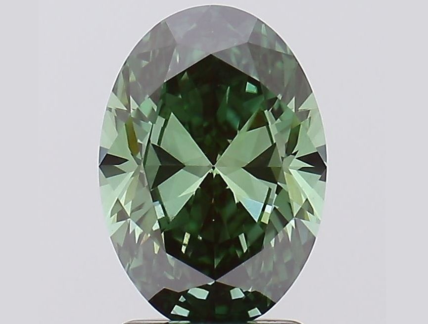 2.02 ct. oval Lab Grown Diamond front image