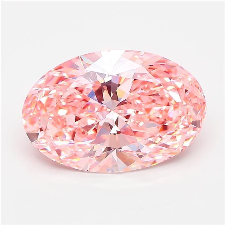 6.70 ct. oval Lab Grown Diamond front image
