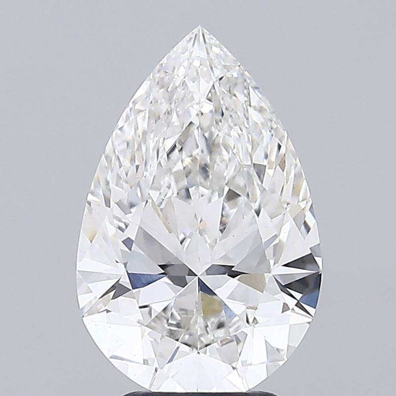 3.70 ct. pear Lab Grown Diamond front image