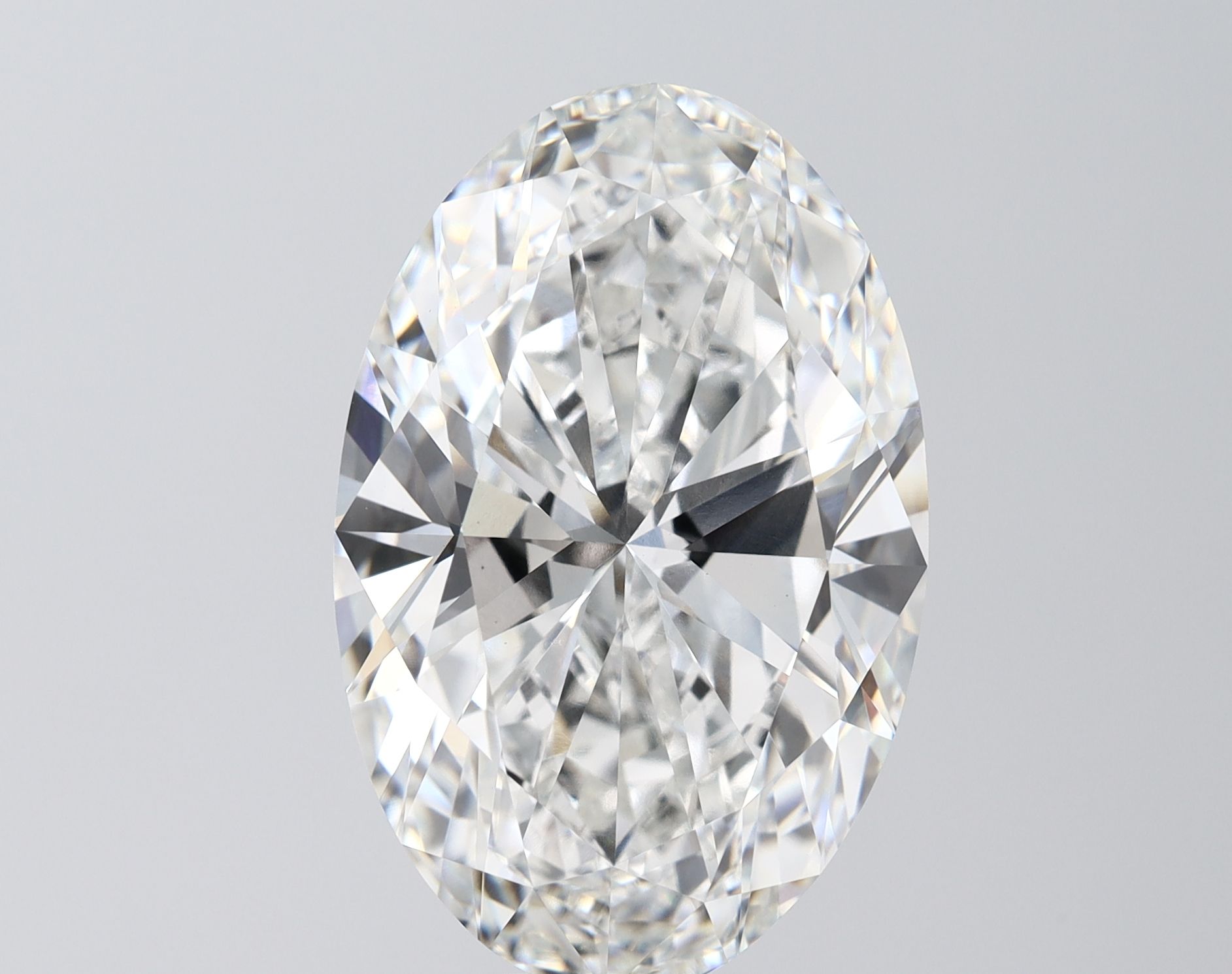 14.00 ct. oval Lab Grown Diamond front image
