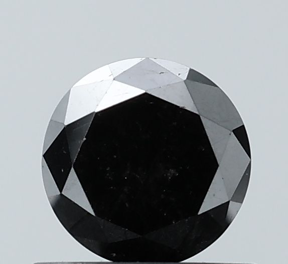 0.83 Carat Round Diamond Black VS2