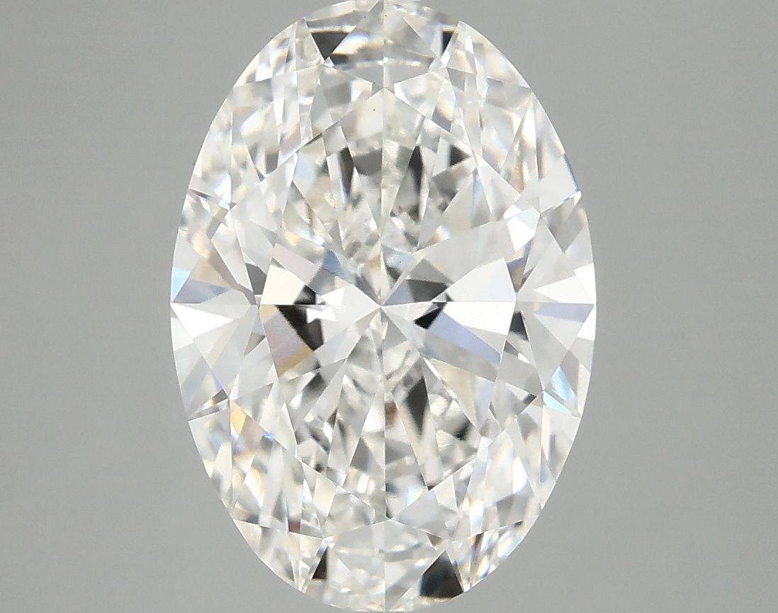3.92 ct. oval Lab Grown Diamond front image