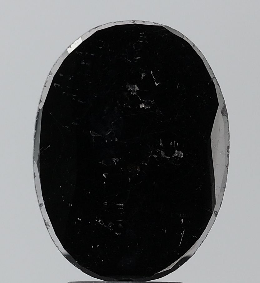 4.94 Carat Oval Diamond Black VS1