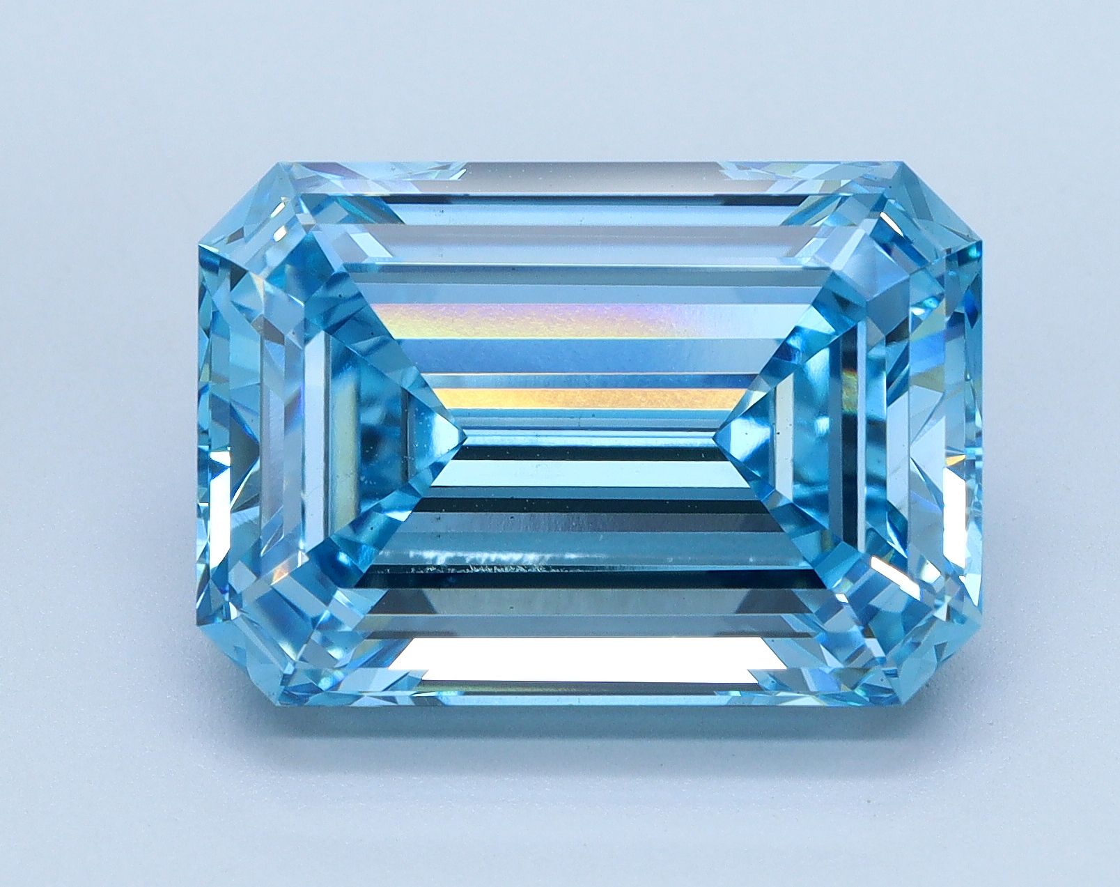 7.63 ct. emerald Lab Grown Diamond front image