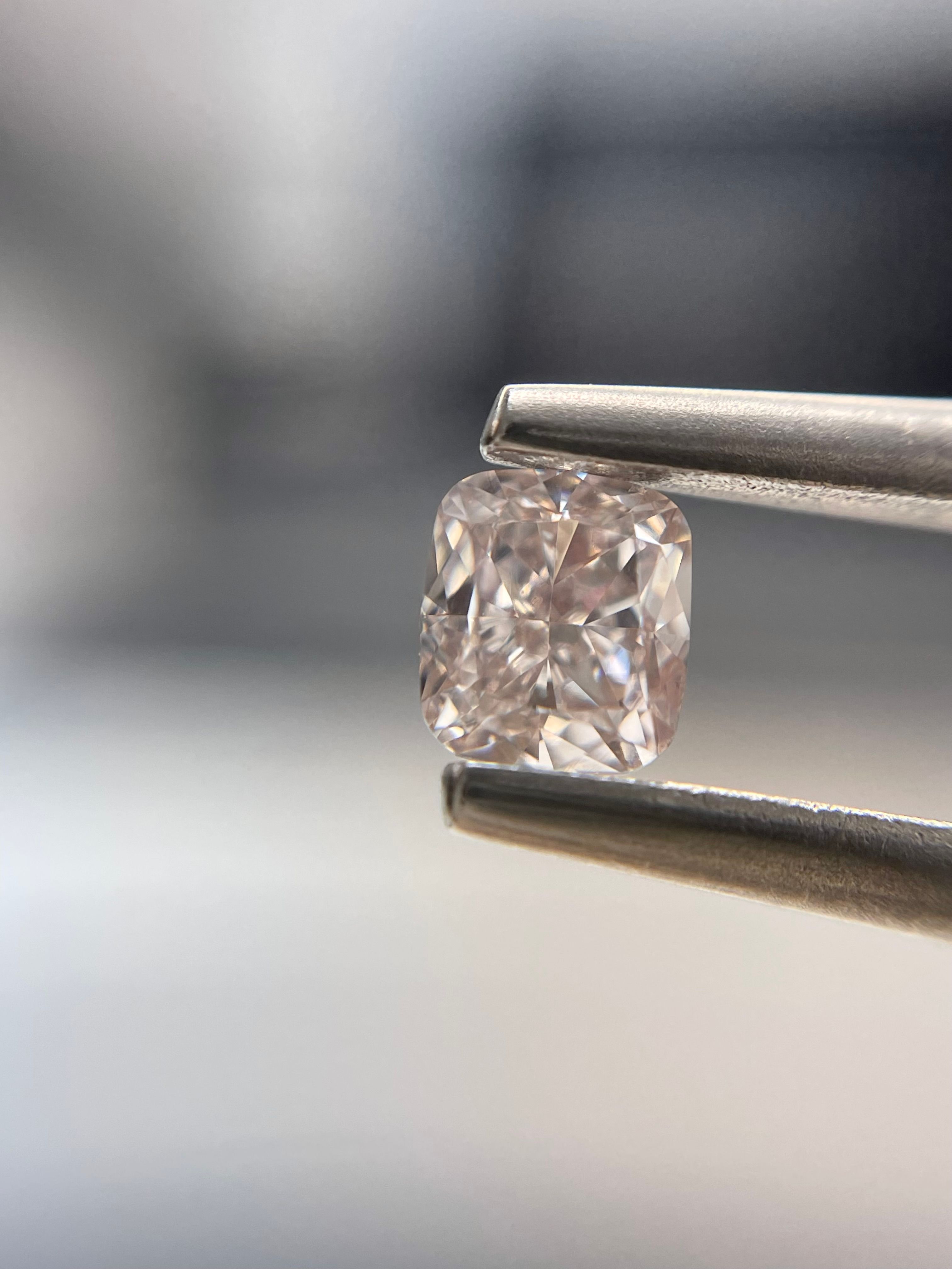 0.51 Carat Cushion modified Diamond Fancy Light Brown VS2