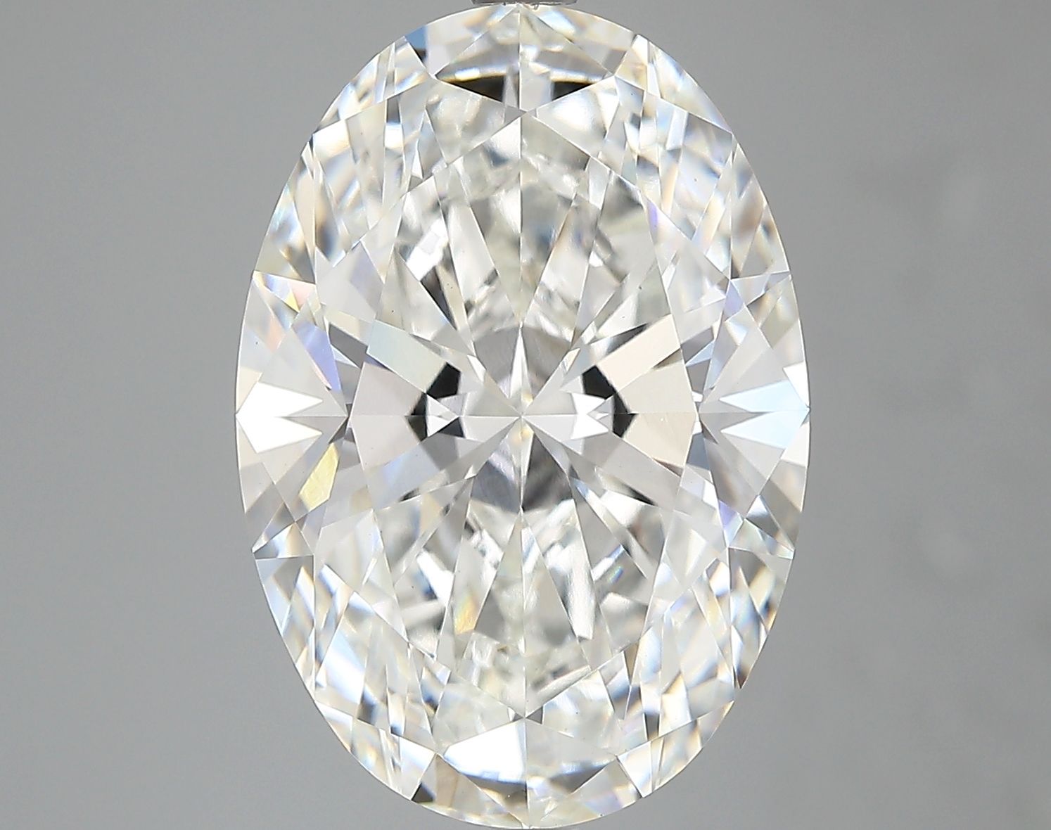 7.02 ct. oval Lab Grown Diamond front image