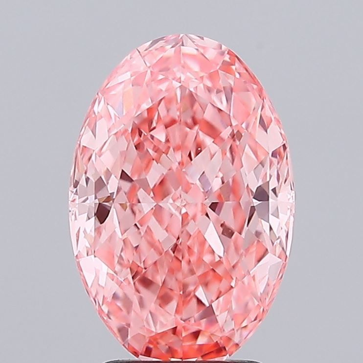 3.02 ct. oval Lab Grown Diamond front image