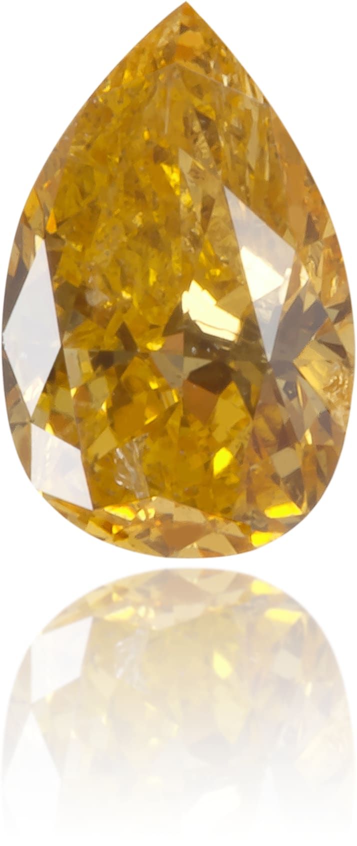 0.20ct Pear ORANGE I2
