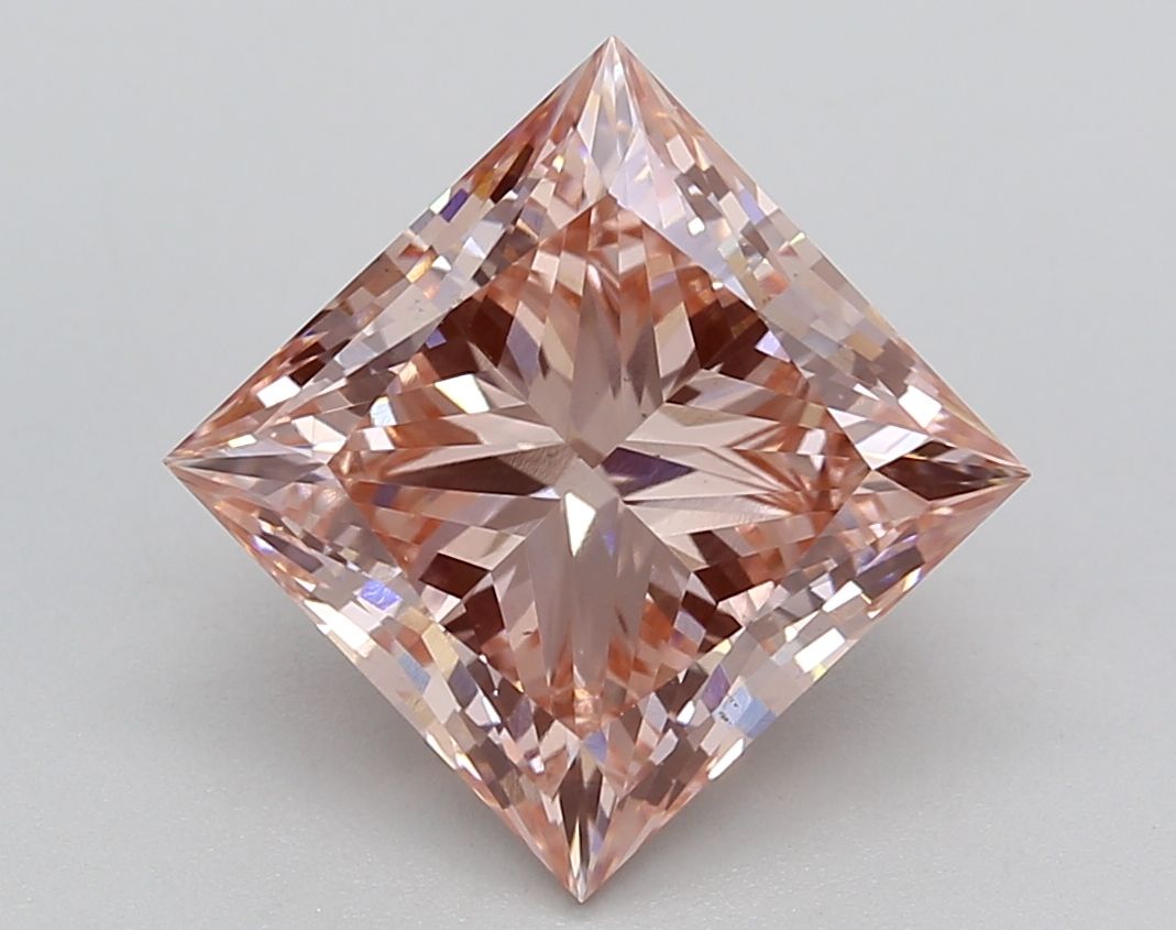 4.30 ct. princess Lab Grown Diamond front image