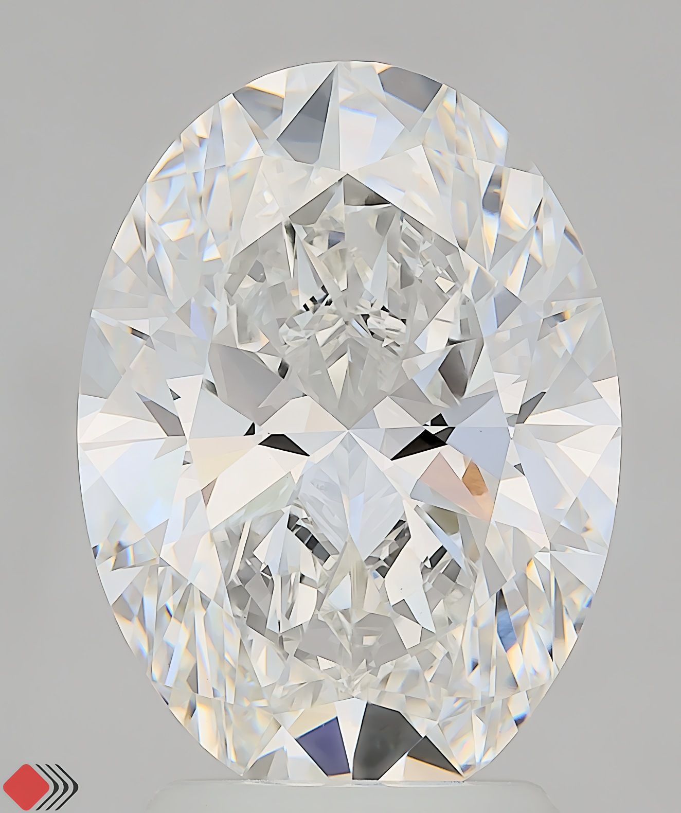 3.07 ct. oval Lab Grown Diamond front image