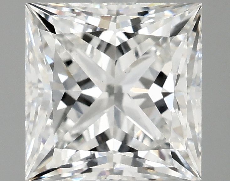 2.09 ct. princess Lab Grown Diamond front image