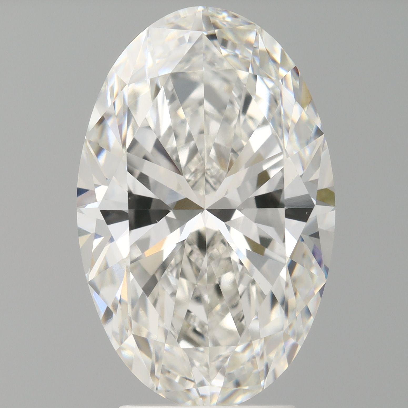 4.09 ct. oval Lab Grown Diamond front image