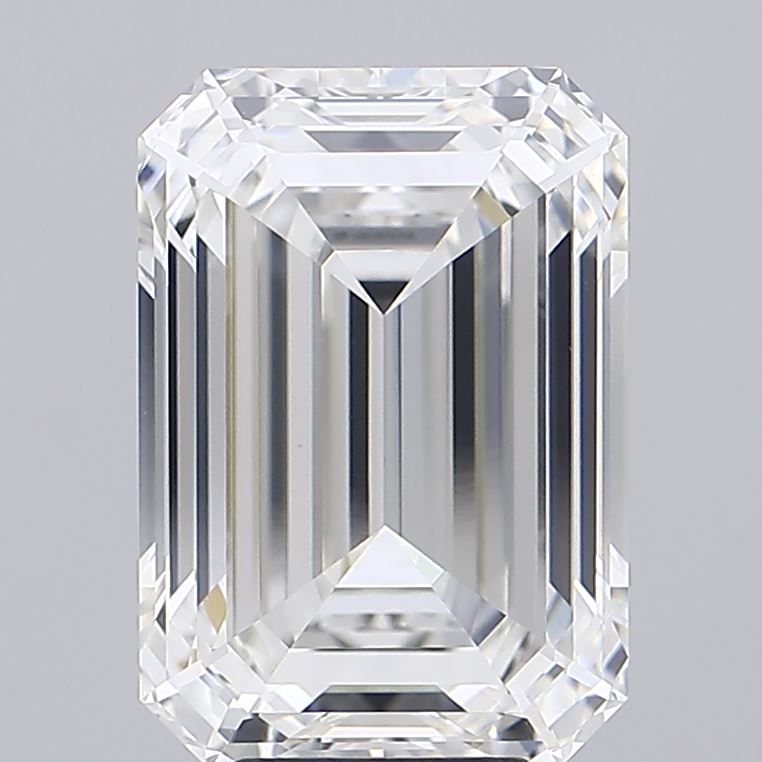 7.20 ct. emerald Lab Grown Diamond front image