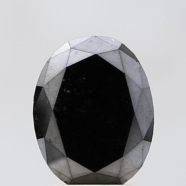 2.31 Carat Oval Diamond Black VS1