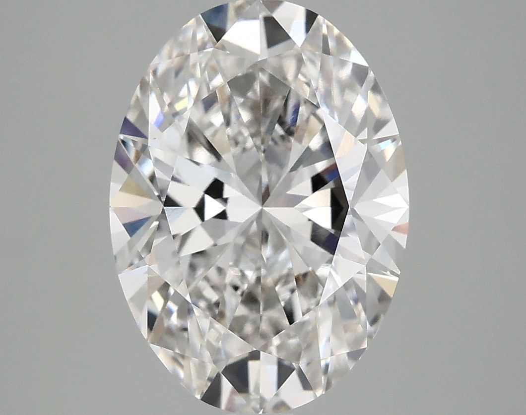 3.92 ct. oval Lab Grown Diamond front image