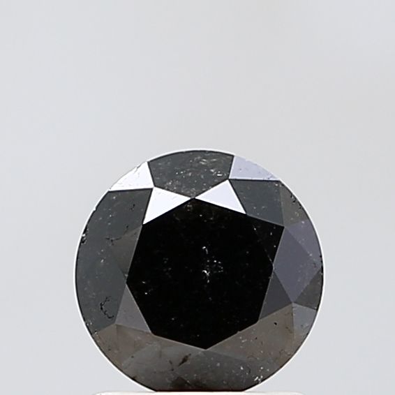 1.11 Carat Round Diamond Fancy Black VVS2