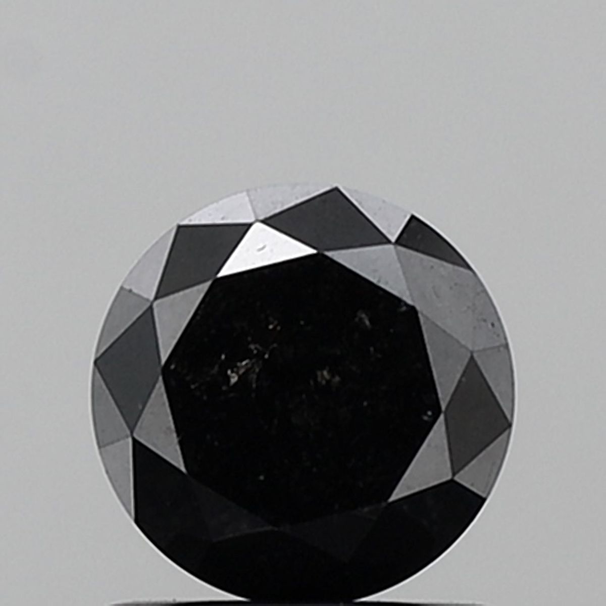 1.26 Carat Round Diamond Black VVS2