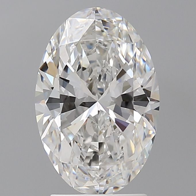 2.60 ct. oval Lab Grown Diamond front image