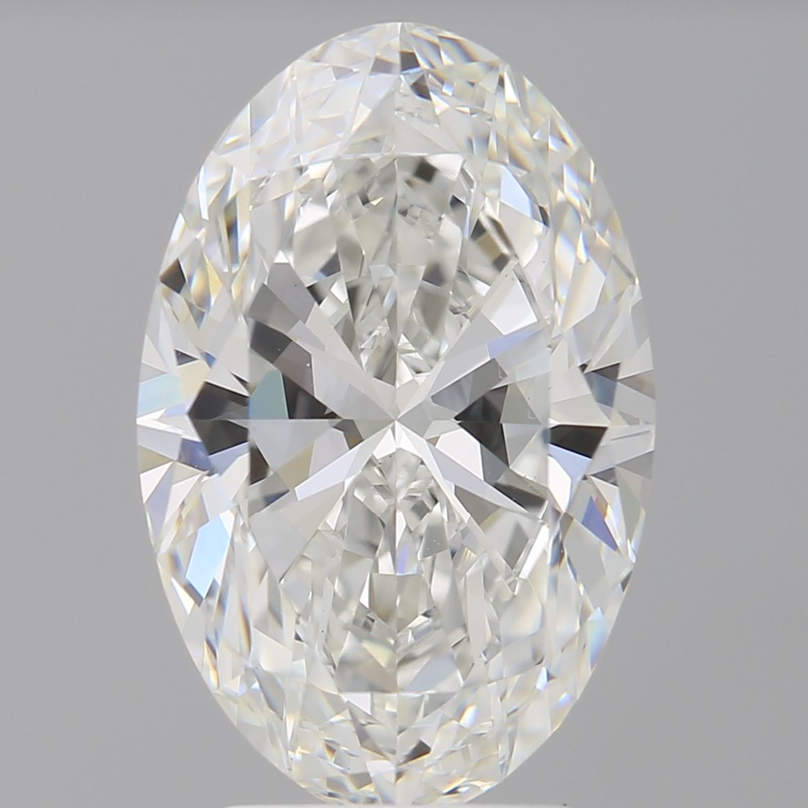4.06 ct. oval Lab Grown Diamond front image