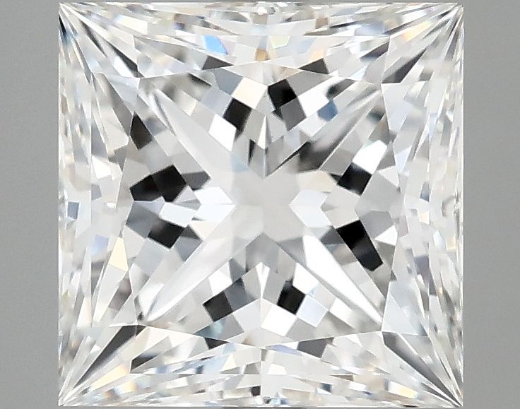 4.10 ct. princess Lab Grown Diamond front image