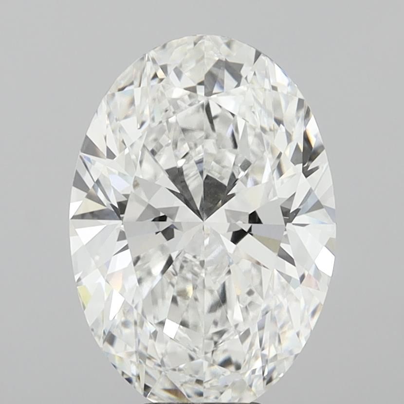 8.02 ct. oval Lab Grown Diamond front image