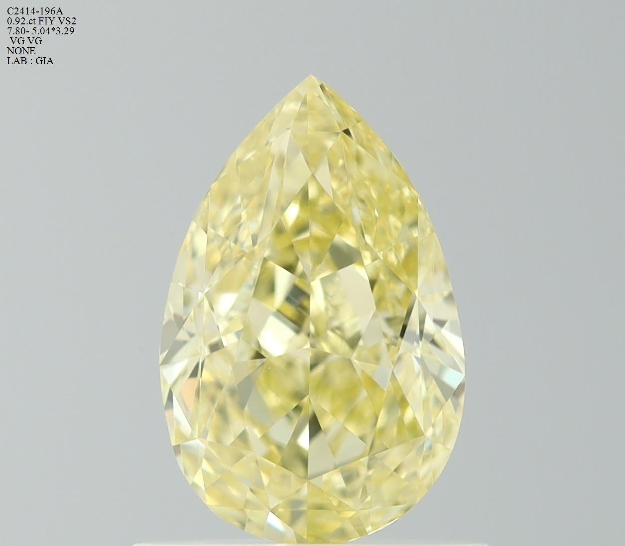 0.92 ct Pear diamond
