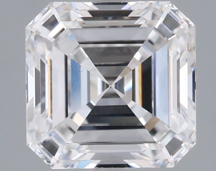 2.12 ct lab-grown Asscher Diamond