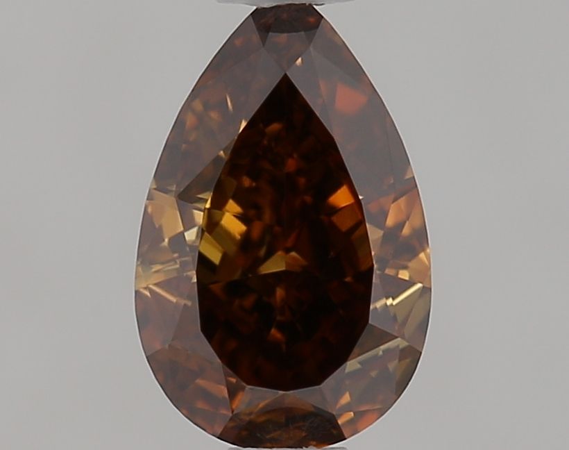 0.73ct Pear ORANGE SI2