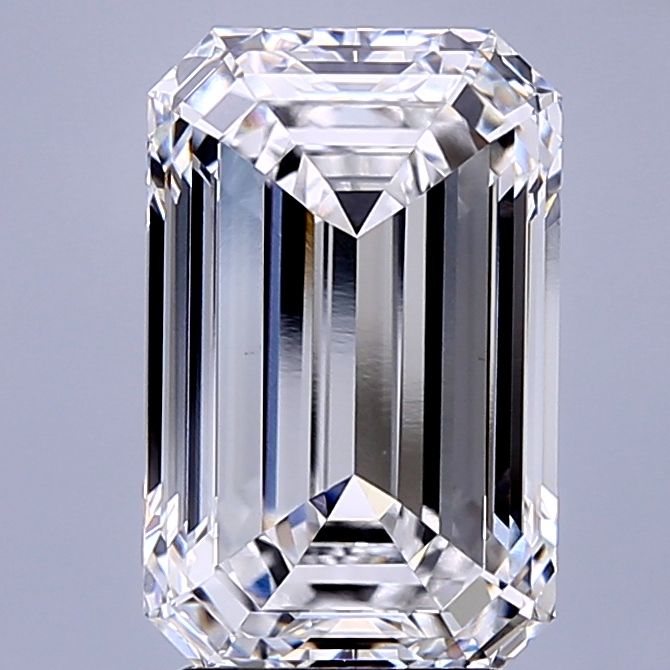 4.12 ct. emerald Lab Grown Diamond front image