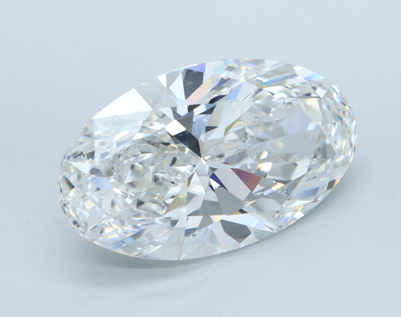 5.09 ct. oval Lab Grown Diamond front image