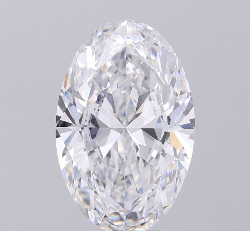3.01 ct. oval Lab Grown Diamond front image
