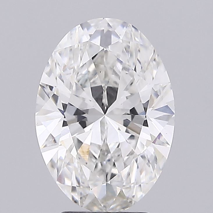 4.09 ct. oval Lab Grown Diamond front image