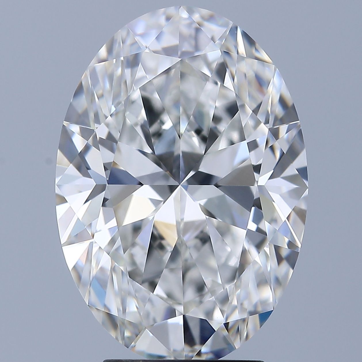3.70 ct. oval Lab Grown Diamond front image