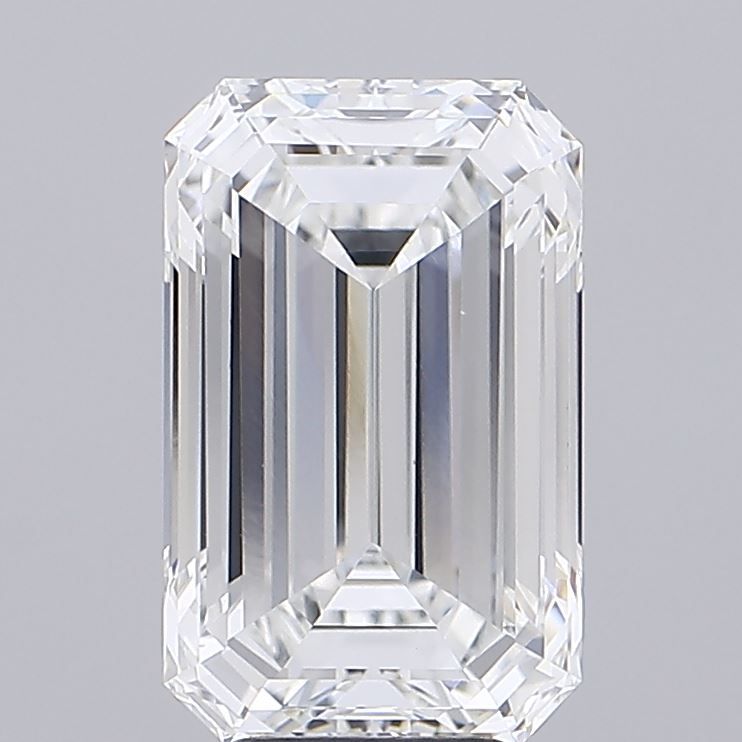 6.01 ct. emerald Lab Grown Diamond front image