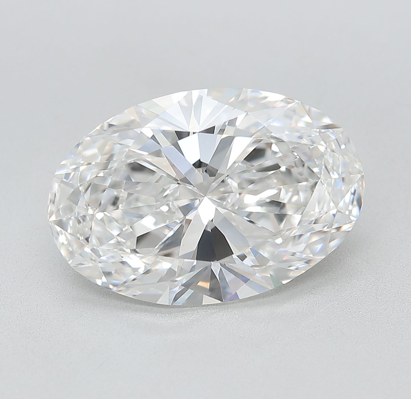 5.74 ct. oval Lab Grown Diamond front image