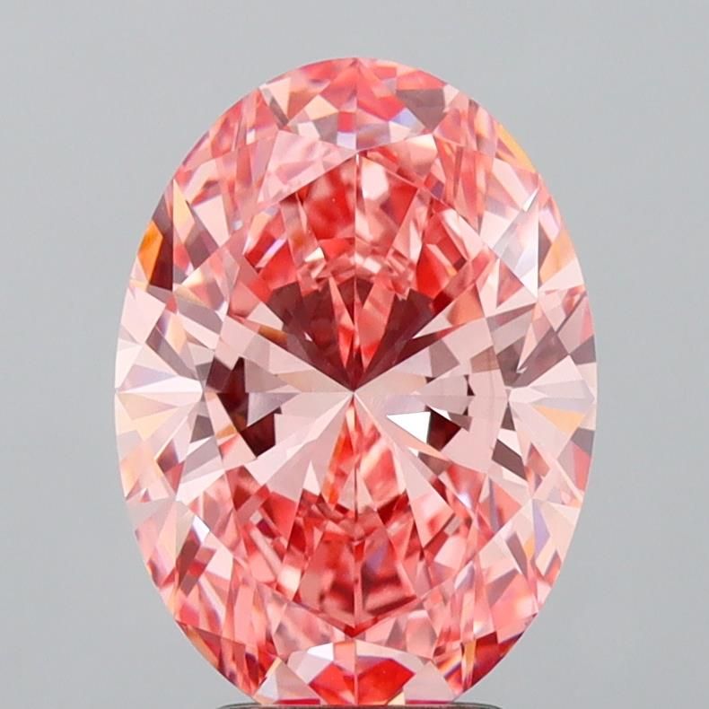 3.50 ct. oval Lab Grown Diamond front image