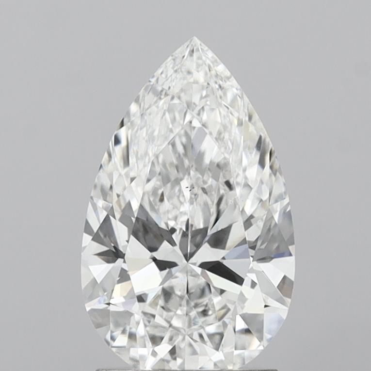 2.01 carat e VS2 EX Cut IGI pear diamond