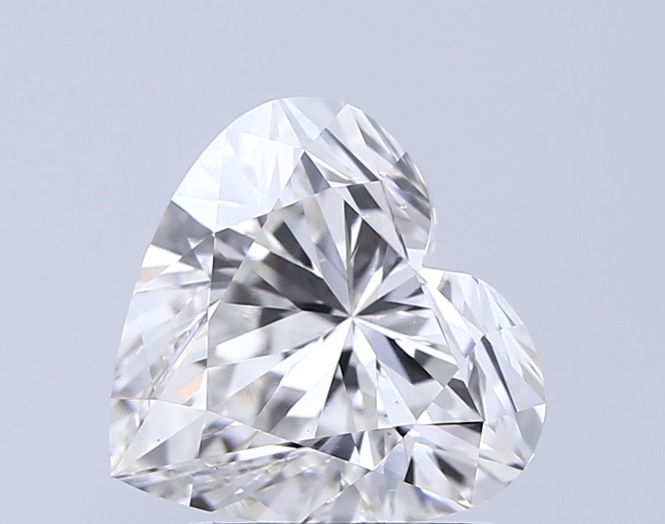 2.02 carat f VS1 EX Cut IGI heart diamond